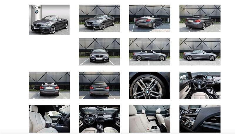 Occasion BMW 218 136 PK (100 kW) 2017 Grijs Cabriolet