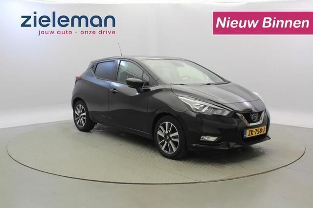Zwart, andere lak Gebruikt 2019 Nissan Micra N-Connecta Hatchback | € 9.845 (Eerlijke prijs) - Afbeelding 1/4