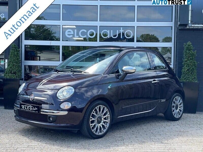 Paars Gebruikt 2014 Fiat 500C Lounge Cabriolet | € 7.450 (Goede deal) - Afbeelding 1/4