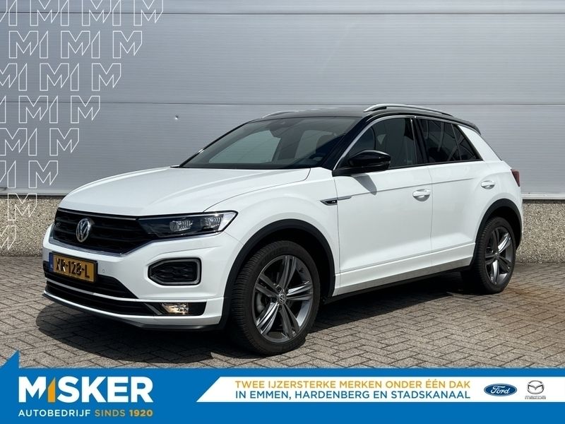 Wit Gebruikt 2019 VW T-Roc R-line SUV | € 24.900 (Eerlijke prijs) - Afbeelding 1/4