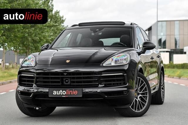 Zwart Gebruikt 2018 Porsche Cayenne SUV | € 52.799 (Eerlijke prijs) - Afbeelding 1/3