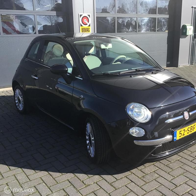 Occasion Fiat 500 Lounge 86 PK (63 kW) 2011 Zwart Hatchback