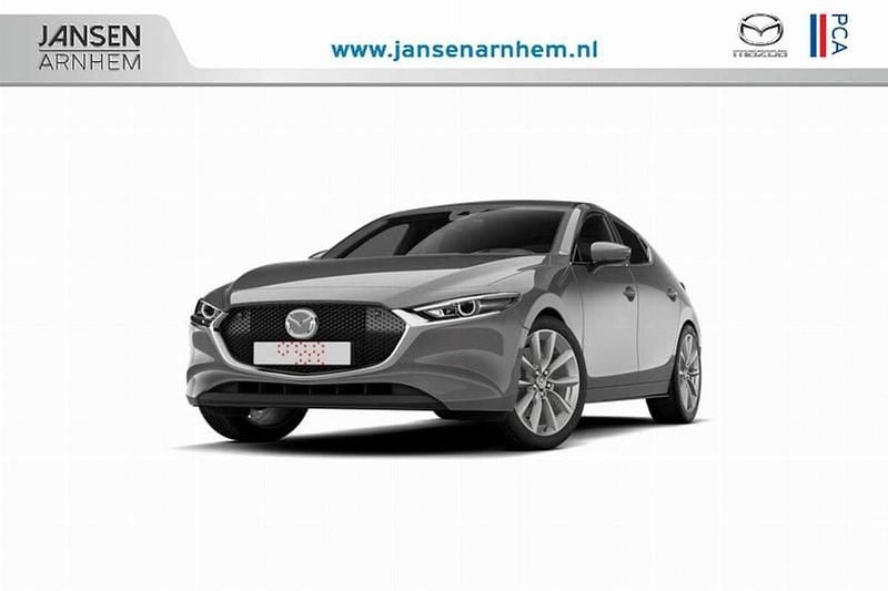 Grijs Nieuw 2025 Mazda 3 Exclusive-Line Hatchback | € 39.390 (Goede deal) - Afbeelding 1/4