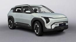 Ivory silver glossy (grijs metallic) Nieuw 2025 Kia EV3 Plus SUV | € 39.990 (Eerlijke prijs) - Afbeelding 1/4