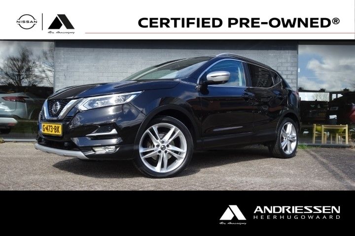 Zwart Gebruikt 2019 Nissan Qashqai N-Motion SUV | € 18.950 (Eerlijke prijs) - Afbeelding 1/4