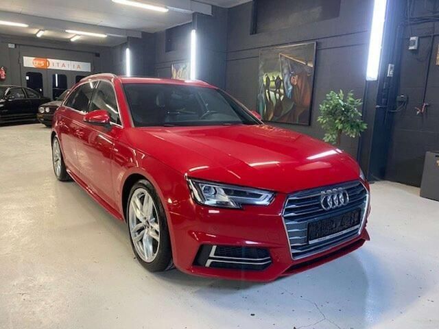 Rood Gebruikt 2016 Audi A4 S-Line Stationwagen | € 16.500 (Super prijs) - Afbeelding 1/4