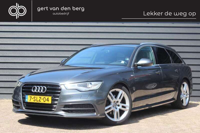 Grijs, metallic lak Gebruikt 2014 Audi A6 S-Line Stationwagen | € 13.400 (Eerlijke prijs) - Afbeelding 1/4