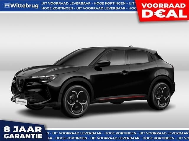 Zwart Nieuw 2025 Alfa Romeo Junior Edizione Speciale SUV | € 35.888 (Super prijs) - Afbeelding 1/4