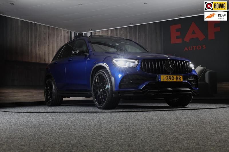 Blauw Gebruikt 2020 Mercedes GLC63 AMG AMG SUV | € 51.950 - Afbeelding 1/3