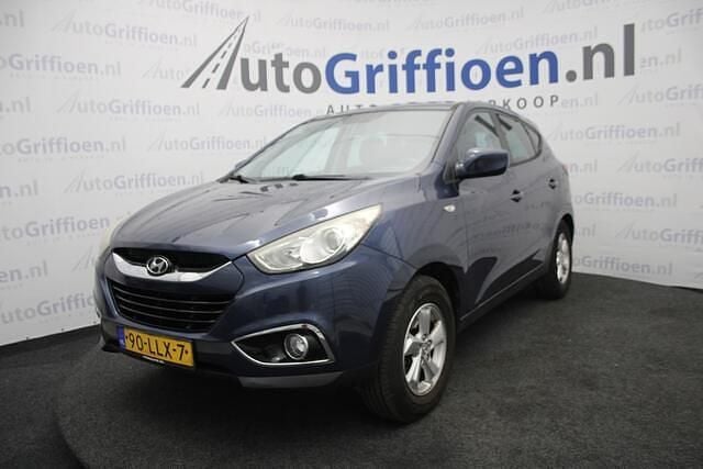 Blauw Occasion 2010 Hyundai ix35 Dynamiq SUV | € 5.990 (Eerlijke prijs) - Afbeelding 1/4