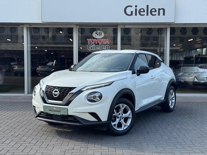 Wit Occasion 2021 Nissan Juke N-Connecta SUV | € 17.400 (Eerlijke prijs) - Afbeelding 1/4
