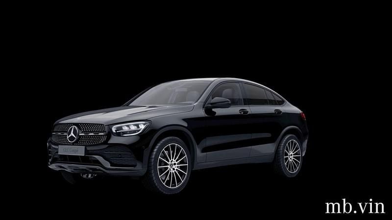 Zwart Occasion 2023 Mercedes GLC300 Advantage Coupé | € 51.950 (Super prijs) - Afbeelding 1/4