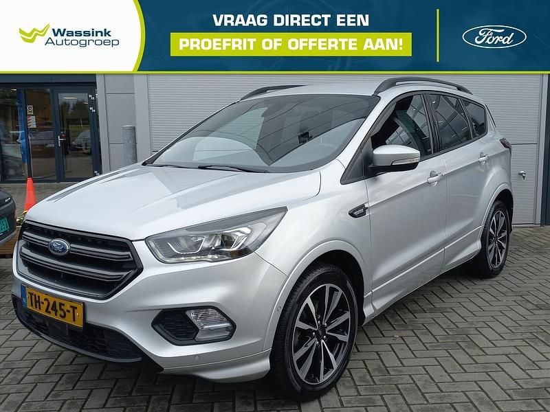 Grijs Gebruikt 2018 Ford Kuga ST-Line SUV | € 16.935 (Super prijs) - Afbeelding 1/4