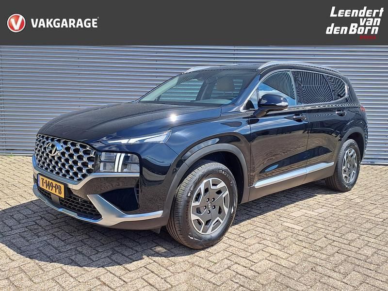 Zwart Gebruikt 2023 Hyundai Santa Fe Comfort SUV | € 42.495 (Eerlijke prijs) - Afbeelding 1/4