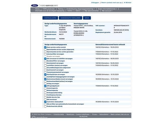 Occasion Ford Transit 131 PK (96 kW) 2019 Wit Van