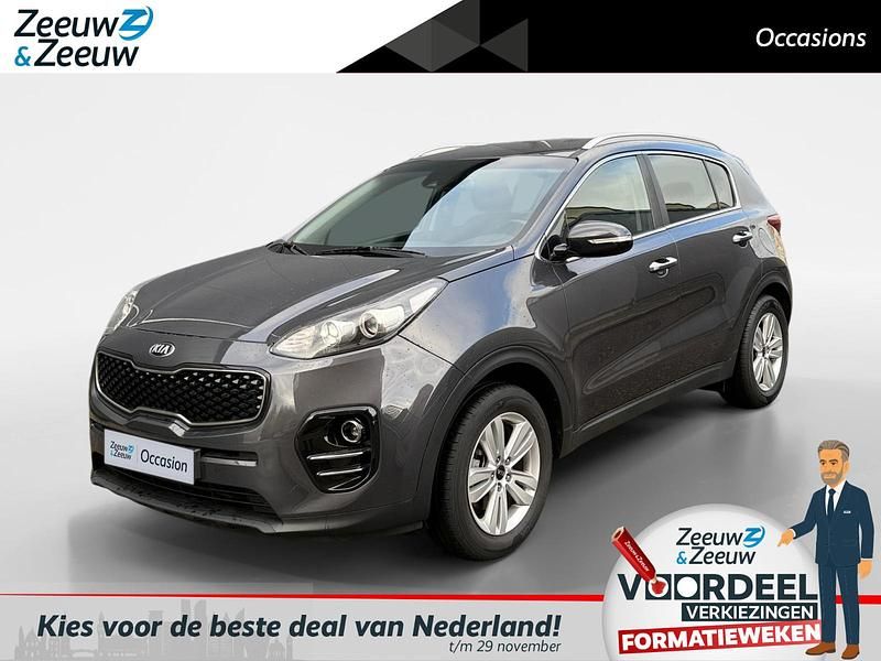 (e5b) dark gun metal m Gebruikt 2017 Kia Sportage SUV | € 14.945 (Eerlijke prijs) - Afbeelding 1/4