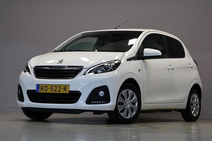 Wit Gebruikt 2017 Peugeot 108 Active Hatchback | € 6.995 (Eerlijke prijs) - Afbeelding 1/4