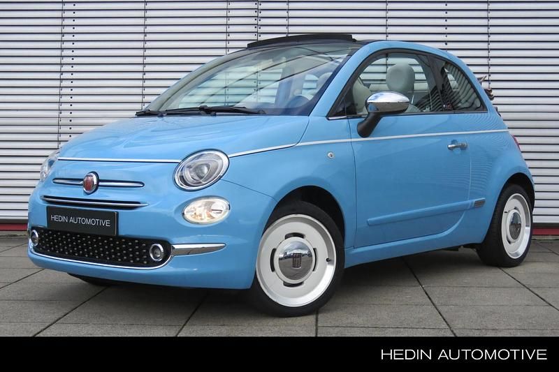 Blauw Gebruikt 2019 Fiat 500C Cabriolet | € 13.945 (Iets duurder) - Afbeelding 1/4