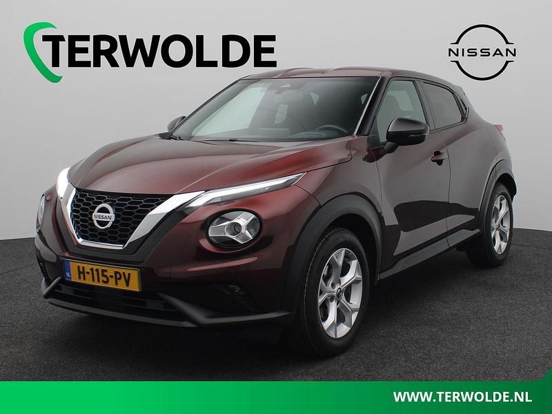 Rood Occasion 2020 Nissan Juke N-Connecta SUV | € 14.945 (Eerlijke prijs) - Afbeelding 1/4
