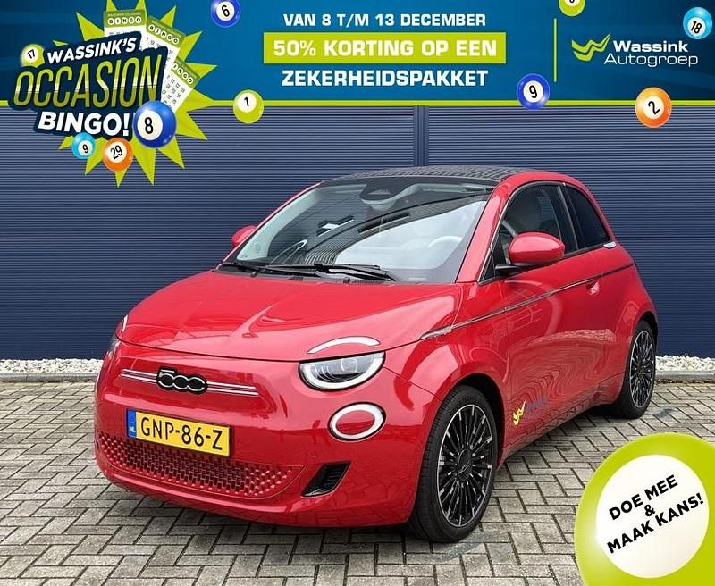 Rood Gebruikt 2024 Fiat 500C La Prima Cabriolet | € 29.794 - Afbeelding 1/3