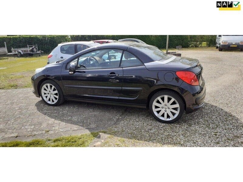 Zwart Gebruikt 2007 Peugeot 207 Cabriolet | € 3.289 (Iets duurder) - Afbeelding 1/4