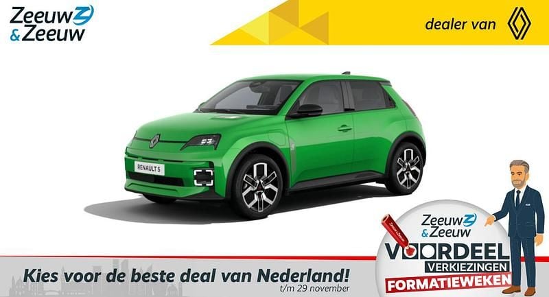 Groen Nieuw 2025 Renault R5 Komfort Hatchback | € 32.990 (Goede deal) - Afbeelding 1/4