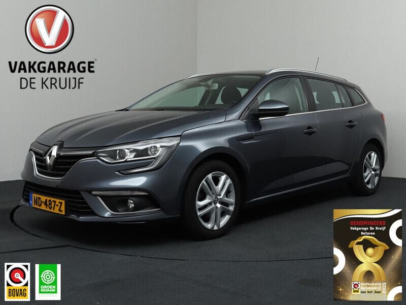 Grijs Gebruikt 2017 Renault Mégane GrandTour Zen Stationwagen | € 13.645 (Eerlijke prijs) - Afbeelding 1/4