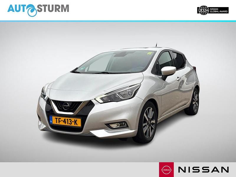 Grijs Gebruikt 2018 Nissan Micra N-Connecta Hatchback | € 11.739 (Eerlijke prijs) - Afbeelding 1/4