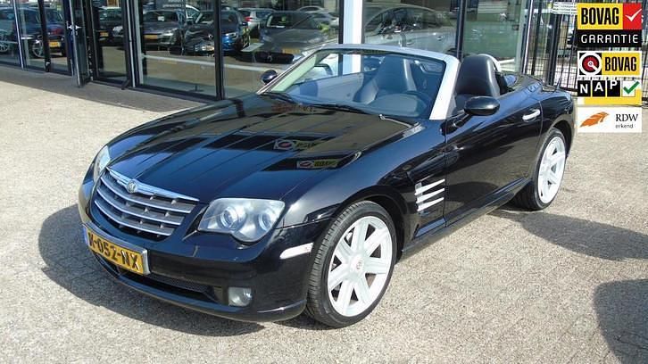 Zwart Gebruikt 2007 Chrysler Crossfire Limited Cabriolet | € 8.995 (Eerlijke prijs) - Afbeelding 1/4