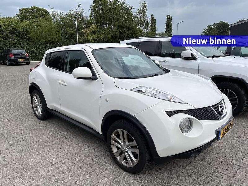 Wit Gebruikt 2012 Nissan Juke Acenta SUV | € 7.990 (Eerlijke prijs) - Afbeelding 1/4