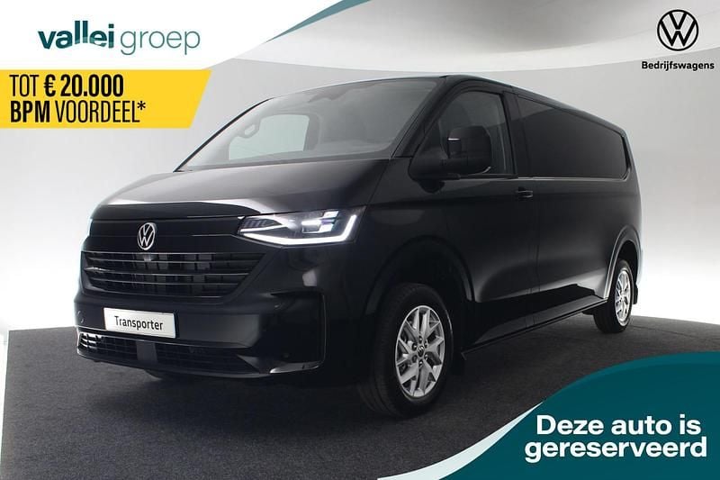 Zwart Gebruikt 2024 VW Transporter Van | € 44.250 (Super prijs) - Afbeelding 1/4