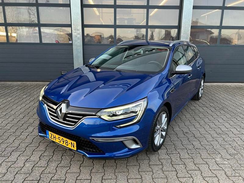 Blauw Occasion 2019 Renault Mégane GT Line GT-Line Stationwagen | € 17.830 (Iets duurder) - Afbeelding 1/4