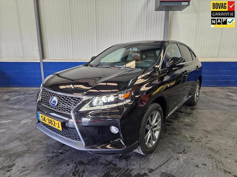 Zwart Gebruikt 2014 Lexus RX450h President Line SUV | € 27.950 (Eerlijke prijs) - Afbeelding 1/4