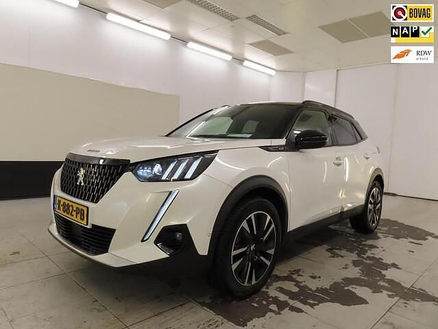 Wit Gebruikt 2021 Peugeot 2008 GT SUV | € 16.999 (Eerlijke prijs) - Afbeelding 1/4