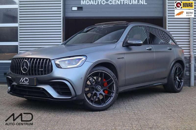 Grijs Gebruikt 2021 Mercedes GLC63 AMG Premium Plus SUV | € 94.995 (Super prijs) - Afbeelding 1/4