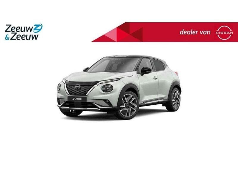 Pearl white / zwart dak Nieuw 2025 Nissan Juke SUV | € 37.870 (Iets duurder) - Afbeelding 1/4