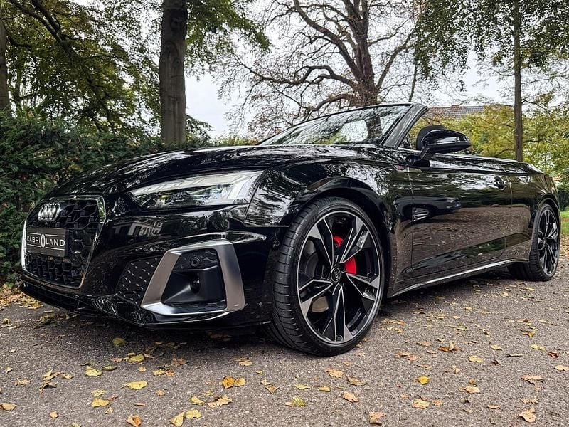 Zwart Gebruikt 2021 Audi A5 Cabriolet S-Line Cabriolet | € 52.500 - Afbeelding 1/3