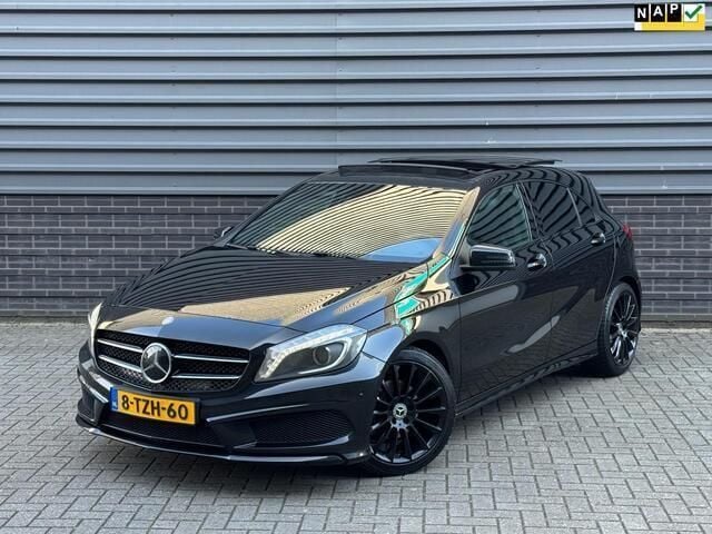 Zwart Gebruikt 2014 Mercedes A200 AMG Hatchback | € 13.990 (Eerlijke prijs) - Afbeelding 1/4