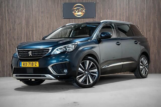 Blauw (metallic) Occasion 2018 Peugeot 5008 Allure SUV | € 13.400 (Goede deal) - Afbeelding 1/4
