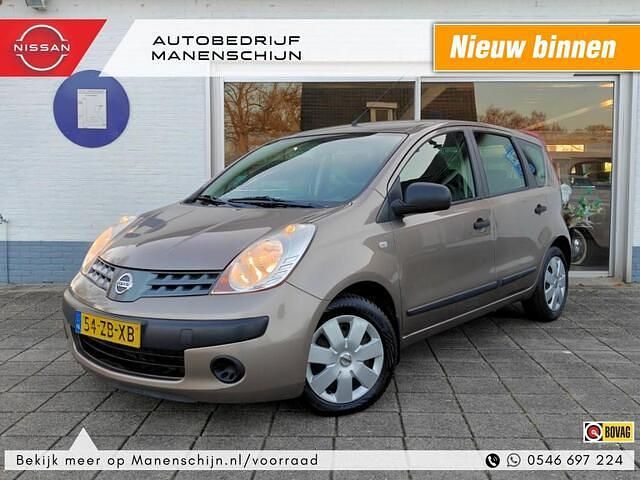 Bruin Occasion 2008 Nissan Note Visia MPV | € 3.950 (Eerlijke prijs) - Afbeelding 1/4