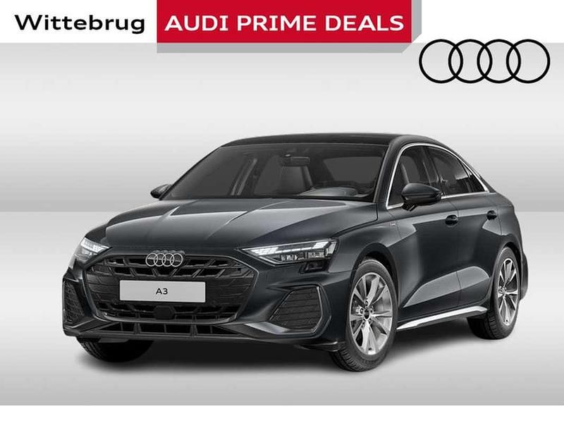 Grijs Nieuw 2025 Audi A3 S-Line Sedan | € 40.965 (Super prijs) - Afbeelding 1/4