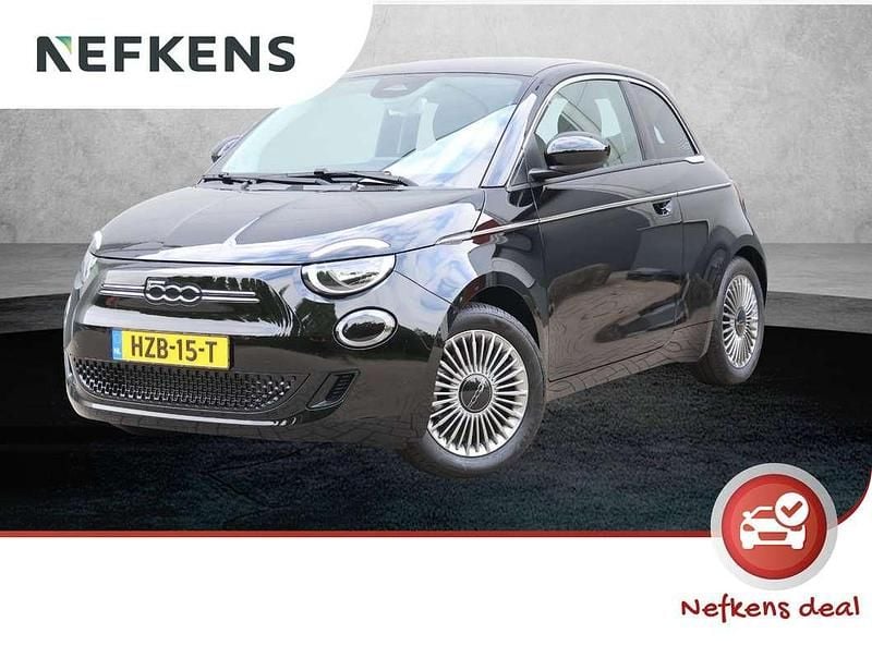 Zwart Nieuw 2024 Fiat 500e Urban Hatchback | € 23.925 (Super prijs) - Afbeelding 1/3