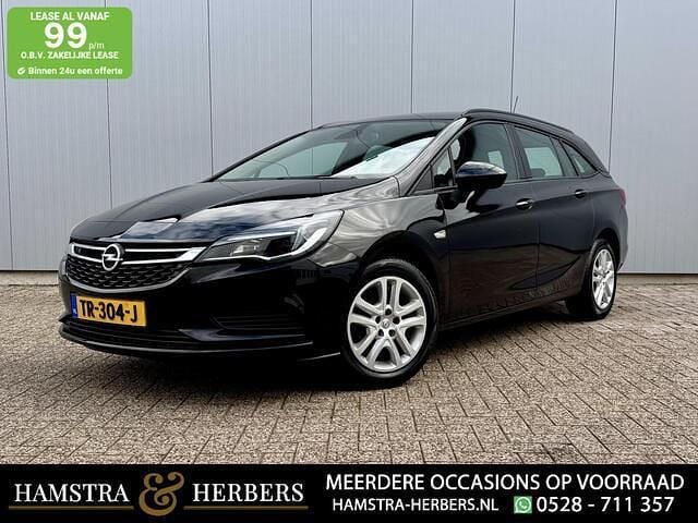 Zwart Gebruikt 2018 Opel Astra Business Stationwagen | € 5.995 (Goede deal) - Afbeelding 1/4