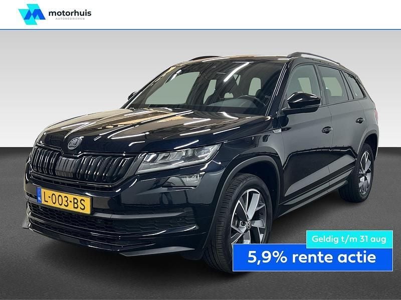 Zwart Gebruikt 2021 Skoda Kodiaq Business Line SUV | € 31.925 (Iets duurder) - Afbeelding 1/4