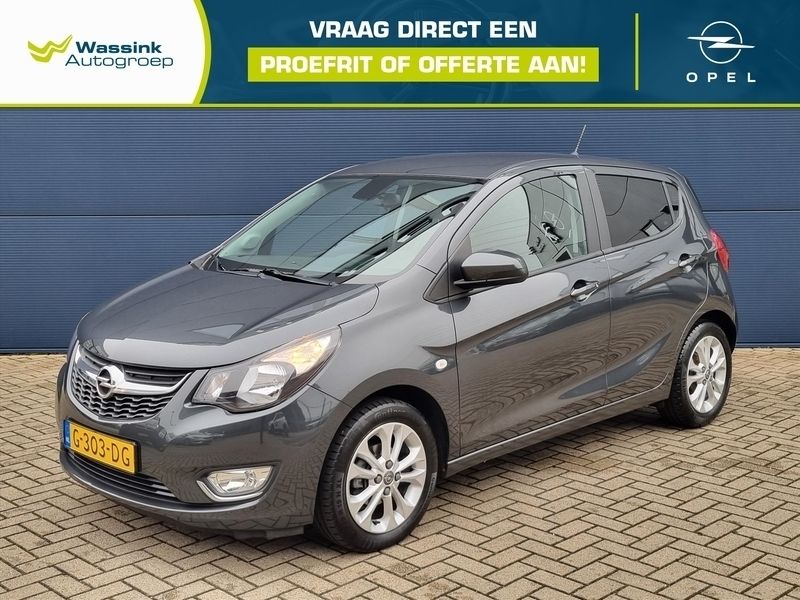 Grijs, metallic lak Gebruikt 2019 Opel Karl Innovation Hatchback | € 11.440 (Eerlijke prijs) - Afbeelding 1/4