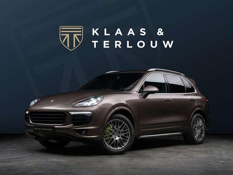 Bruin, metallic lak Occasion 2016 Porsche Cayenne SUV | € 32.995 (Eerlijke prijs) - Afbeelding 1/3