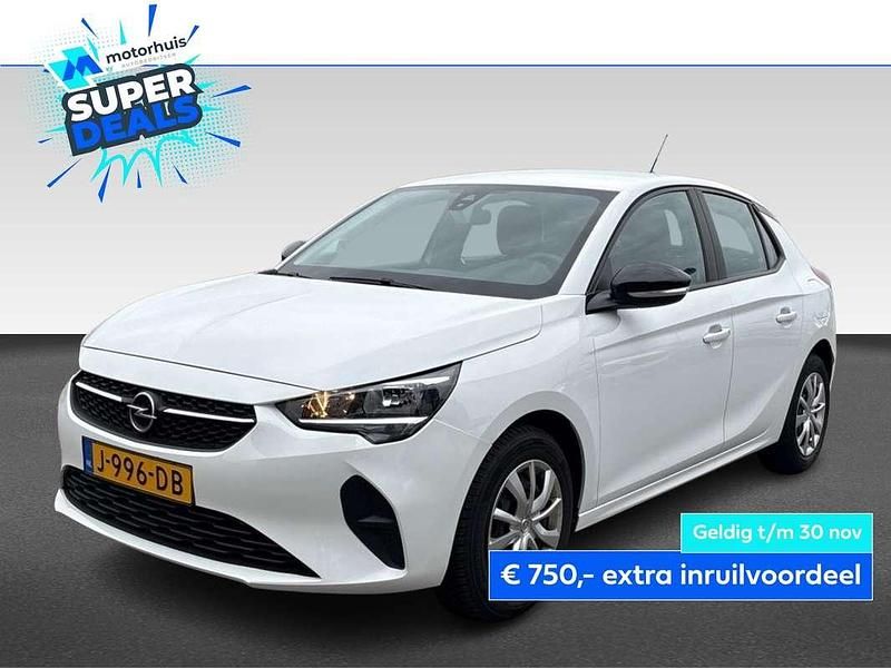 Wit Gebruikt 2020 Opel Corsa Edition Hatchback | € 10.945 (Goede deal) - Afbeelding 1/4