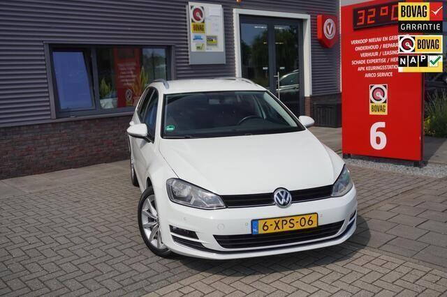 Wit Gebruikt 2014 VW Golf VII Highline Stationwagen | € 11.630 (Goede deal) - Afbeelding 1/4