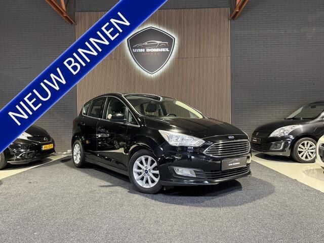 Zwart Gebruikt 2017 Ford C-MAX Titanium MPV | € 9.950 (Goede deal) - Afbeelding 1/4