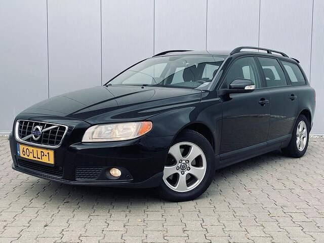 Zwart Gebruikt 2010 Volvo V70 Kinetic Stationwagen | € 6.499 (Goede deal) - Afbeelding 1/4